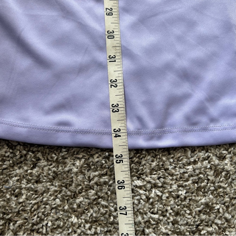 Purple Sleeveless Button Up Dress with Liner - Picture 8 of 13